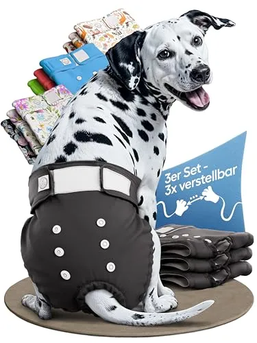 HUND IST KÖNIG Hundewindeln für Hündinnen (3 Stück) von HUND IST KÖNIG