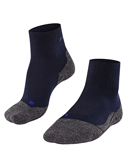 FALKE Herren Wandersocken TK2 Explore Cool Short M Sso Lyocell Funktionsmaterial antiblasen dick 1 Paar, Blau Marine 6120, 39-41