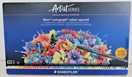 Staedtler Mars Lumograph Aquarellstifte x60