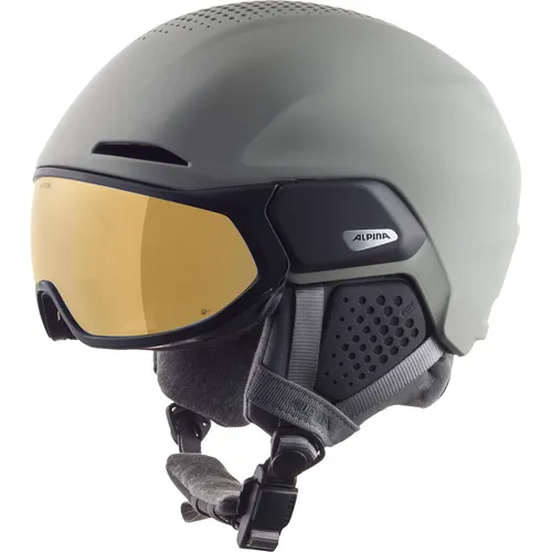Alpina Alto Q-Lite Skihelm Visier moon grey matt