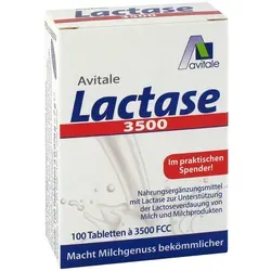 Lactase 3500 Fcc Tabletten im Klickspender