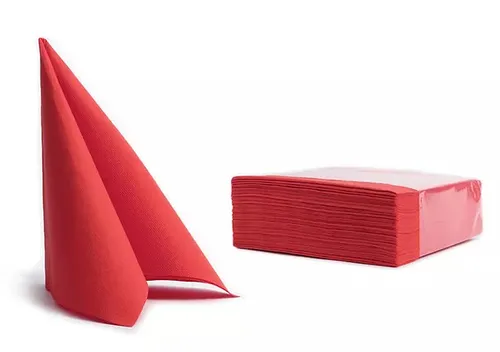 Stoffservietten Rot von Softpoint
