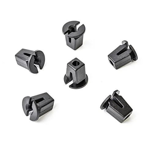 15x Universal Spreizmutter Klips Universel Clips Karosserie in Schwarz | CL-0098