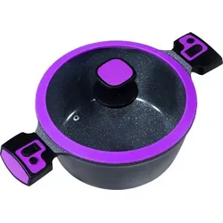 Click-Grip Kochtopf Aluguss Ø28cm mit abnehmbaren Griffen von King