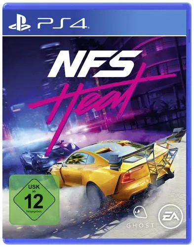 Need for Speed: Heat - PS4 Rennspiel - Rennspiel für PS4: Erlebe spannende Tag- und Nacht-Rennen in Palm City, passe deine Hochleistungs-Sportwagen an und riskiere alles gegen die korrupte Polizei!