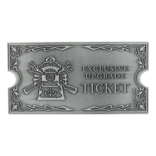 Resident Evil 4 Metal Exclusive Upgrade Ticket in silber von FaNaTtik
