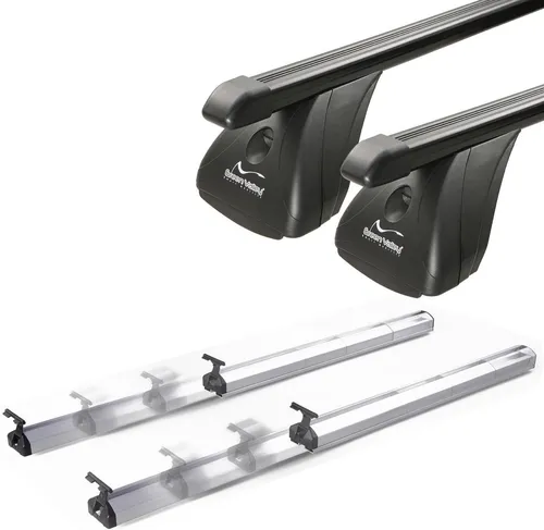 VDP Dachträger Fix&Slide für Renault Clio III (2005+) - Robuster Dachträger mit praktischer Ausziehfunktion für einfaches Be- und Entladen. Ideal für verschiedene Aufsätze wie Fahrrad- und Skiträger. Passend für Renault Clio III (Schrägheck 5 Türer) ab 2005.