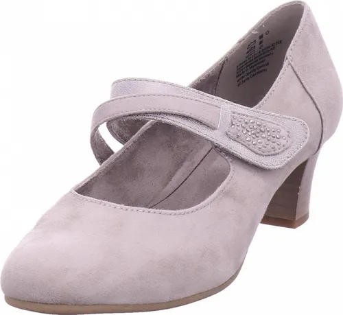 Jana Damen Pumps Mary Jane Vegan, Braun (Stone), 39 EU - Damen-Pumps mit H-Weite für breite Füße, aus 100% veganen Materialien gefertigt, ideal für schicke Anlässe und hohen Tragekomfort.