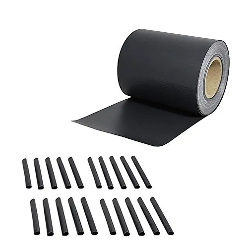 Melko Stabmattenzaun Sichtschutzstreifen 35m PVC Zaunfolie Höhe 19 cm Sichtschutzfolie Blickdicht