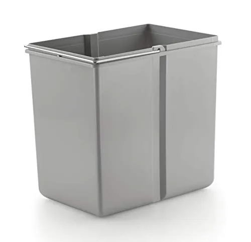 Naber Ersatzeimer 15 Liter - Alu Grau - Haushaltszubehör, robuster Ersatzeimer aus Aluminium in elegantem Grau, ideal für eine stilvolle und funktionale Aufbewahrung.