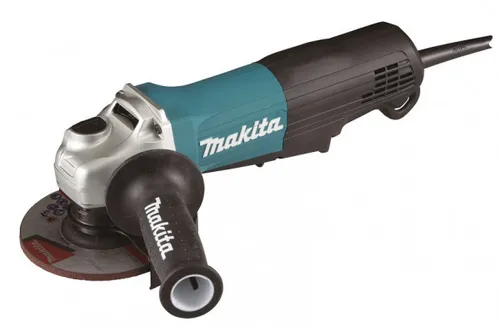Makita GA5050/2 Winkelschleifer 125 mm - Schleifmaschinen mit doppelter Isolierung und werkzeugloser Radabdeckung, ideal für präzise und sichere Anwendungen im Handwerk.