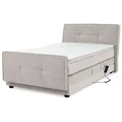 Boxspringbett Paloma 120 x 200 cm in grau von Jockenhöfer