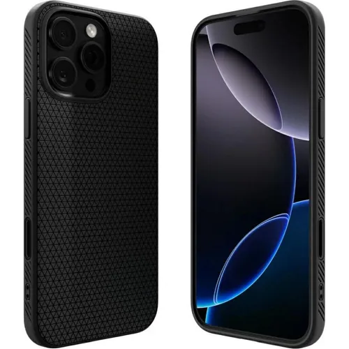 Spigen Handyhülle für iPhone 16 Pro - Robustes Case in Schwarz - Taschen & Schutzhüllen für iPhone 16 Pro, bietet heavy-duty Schutz, schocksicher und ideal für den täglichen Einsatz.