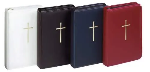 Gebetbuchhülle 12x16x2,5 bordo