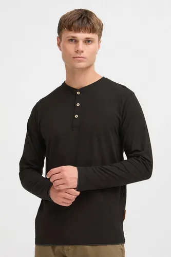 Indicode Rundhalsshirt IDGifford Longsleeve mit Knopfleiste
