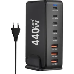 Produktbild Reagle RCHAR94 440W 8-in-1 GaN III Ladegerät