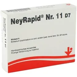 Neyrapid Nr. 11 D7 10 ML - Homöopathisches Arzneimittel - Arzneimittel zur Injektion mit homöopathischem Wirkstoff, unterstützt die natürliche Heilung und ist apothekenpflichtig.