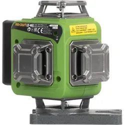 Procraft LE-4GL Akku Kreuzlinienlaser – 40 m, selbstnivellierend