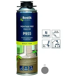 Bostik Montage Pro Maxi B2 P955 1K PU-Polyurethan Schaum 500ml NBS Dose grau