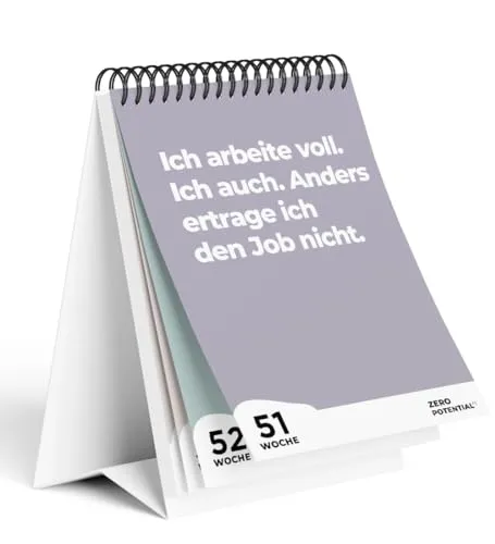 Tischkalender von ZERO POTENTIAL