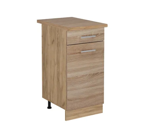 Vicco Unterschrank R-Line, Sonoma/Goldkraft Eiche, 40 cm in braun von Vicco