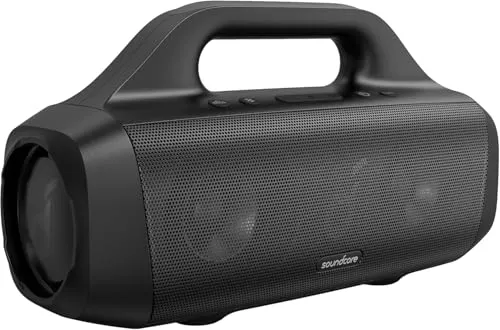 soundcore Motion Boom Bluetooth Lautsprecher von Anker - Tragbare Bluetooth-Lautsprecher mit 100% Titan-Audiotreibern, IPX7 Wasserschutz und 24h Akku – ideal für Partys im Freien und am Strand!