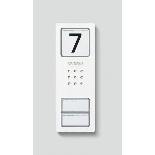 Siedle&Söhne Gehäuse-Oberteil CA 812-2/CA 850-2 W von Siedle