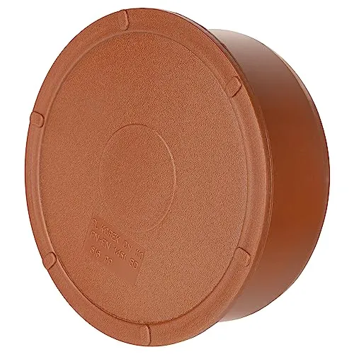 KG Muffenstopfen Ø DN110 Rohrstopfen Kunststoffstopfen Endstopfen Rohrdeckel Orange
