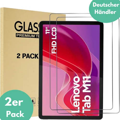 2X Schutzglas für Lenovo Tab M11 11