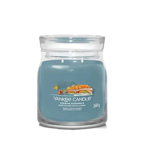 Yankee Candle Signature Evening Riverwalk 368 g - Kerzen & Teelichter mit erfrischendem Duft nach Abendspaziergängen am Fluss, ideal für entspannende Abende zu Hause.