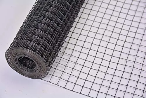 Volierendraht Maschendraht Hasendraht Drahtgitter Gitterzaun punktgeschweißt grau anthrazit Maschenweite, Länge und Höhe wählbar DD (19x19 x 750 mm Länge 5 m)