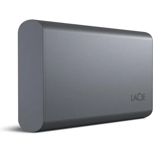 LaCie Mobile SSD Secure 1TB - Schnelle Übertragung für PC, Mac & iPad - Externe Festplatte mit bis zu 1.050 MB/s, ideal für die Speicherung von 4K-Videos und Raw-Fotos. Robustes Design, USB-C-kompatibel und mit AES-256-Verschlüsselung für zusätzlichen Schutz.