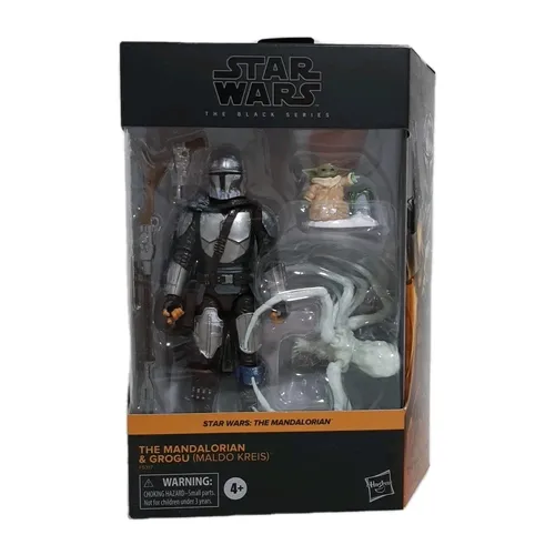 THE MANDALORIAN & GROGU MALDO KREIS FIGURE 2021 - Action- & Spielfiguren, detailreiche 15 cm große lizenzierte Reproduktion, perfekt für Sammler und Fans der Star Wars Reihe.