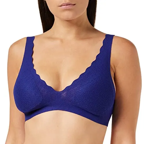 Sloggi Zero Feel Lace Bralette - Komfortabler Damen BH ohne Bügel in Größe XS - Funktionsunterwäsche mit spitzen Design, bietet optimalen Tragekomfort und ist ideal für den Alltag oder besondere Anlässe.