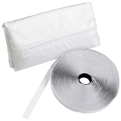 Sichler Haushaltsgeräte Türabdichtung: Universal-Schiebetür-Abdichtung für mobile Klimaanlagen, Klettband (Klimaanlage Schiebetür Dichtung, Türabdichtung Klimaanlage, Fensterabdichtung)