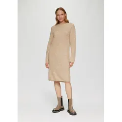 s.Oliver Minikleid Kleid Strickkleid mit Raglanärmeln braun 4XL (48)
