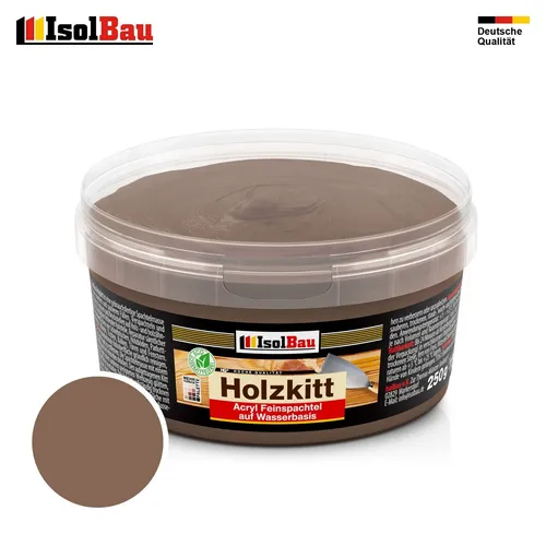 Holzkitt Spachtelmasse Holzspachtelmasse Außen Innen 250g Wenge ( Nr. 22 )