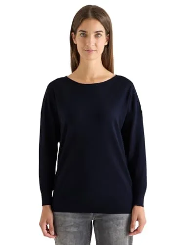 CECIL Damen 3015530 Pullover mit Strukturdetail