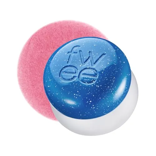 fwee Blurry Pudding Pot | Airbrushed Blush & Lip, Buildable Pigment, Long-lasting, Lightweight, Easy to Blend, Natural Soft Matte Finish - Bubble (Peony Pink) | 0.17 oz