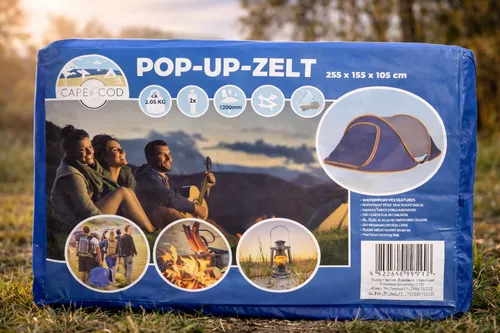 Cape Cod Pop-Up-Zelt für 2 Personen
