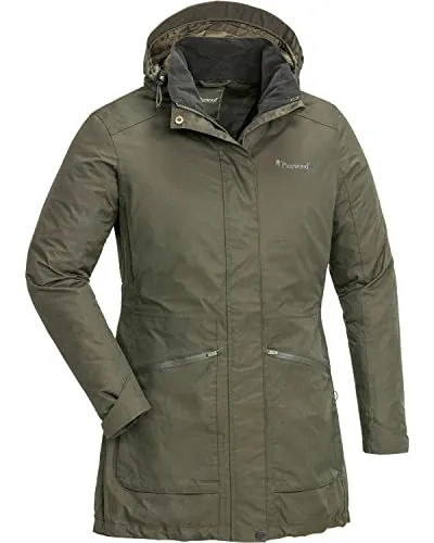 Pinewood 3181 Wilda Damen Parka Moosgrün XL von Pinewood