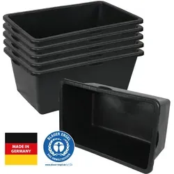 Mörtelkasten 90 Liter in schwarz von Friesenthal