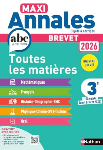 Produktbild Maxi Annales Brevet 2026