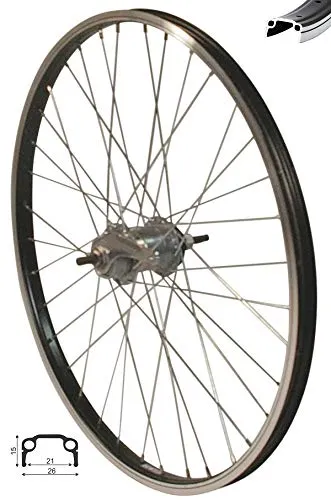 REDONDO 24 Zoll Laufrad Hinterrad Felge Schwarz mit Shimano Nexus 3 Gang