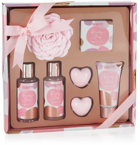 Damen Beauty Pflegeset Sugar Rose Wellness Set Rosenduft Geschenk für Frauen
