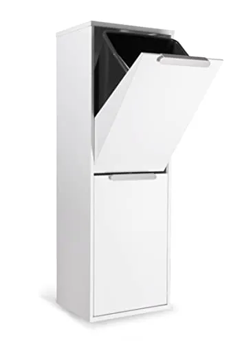 ARREGUI Ecoclas CR201-E Mülltrennsystem aus Stahl | 2 Fächer Mülleimer für die Küche