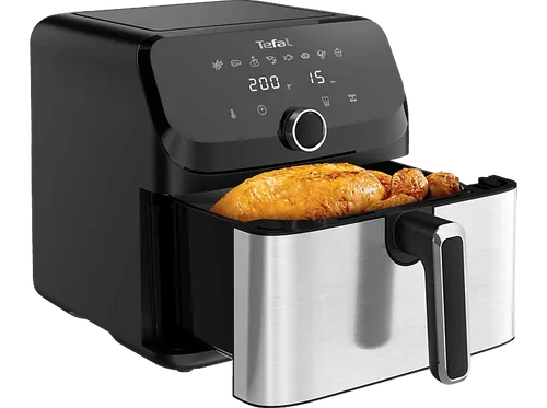 TEFAL EY855D Easy Fry Mega Heißluftfritteuse 2000 Watt