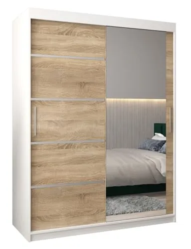 MEBLE KRYSPOL Kleiderschrank mit Spiegel Verona 2