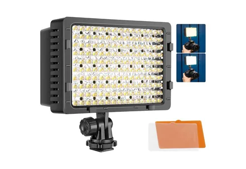 Neewer Videoleuchte CN-160 LED Videoleuchte dimmbar für DSLR Kameras, für Digital SLR Kameras