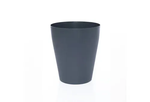 Sinoba Papierkorb rund moderner Mülleimer Papiereimer 788789, aus Kunststoff ideal für Kinderzimmer Küche Büro, 12 Liter Höhe 26,5cm